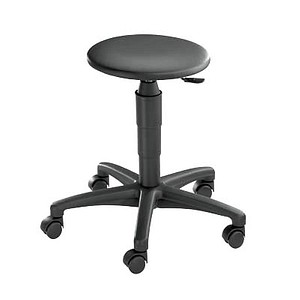 Image Topstar Arbeitshocker Tec 60 72260 D10 schwarz Kunstleder