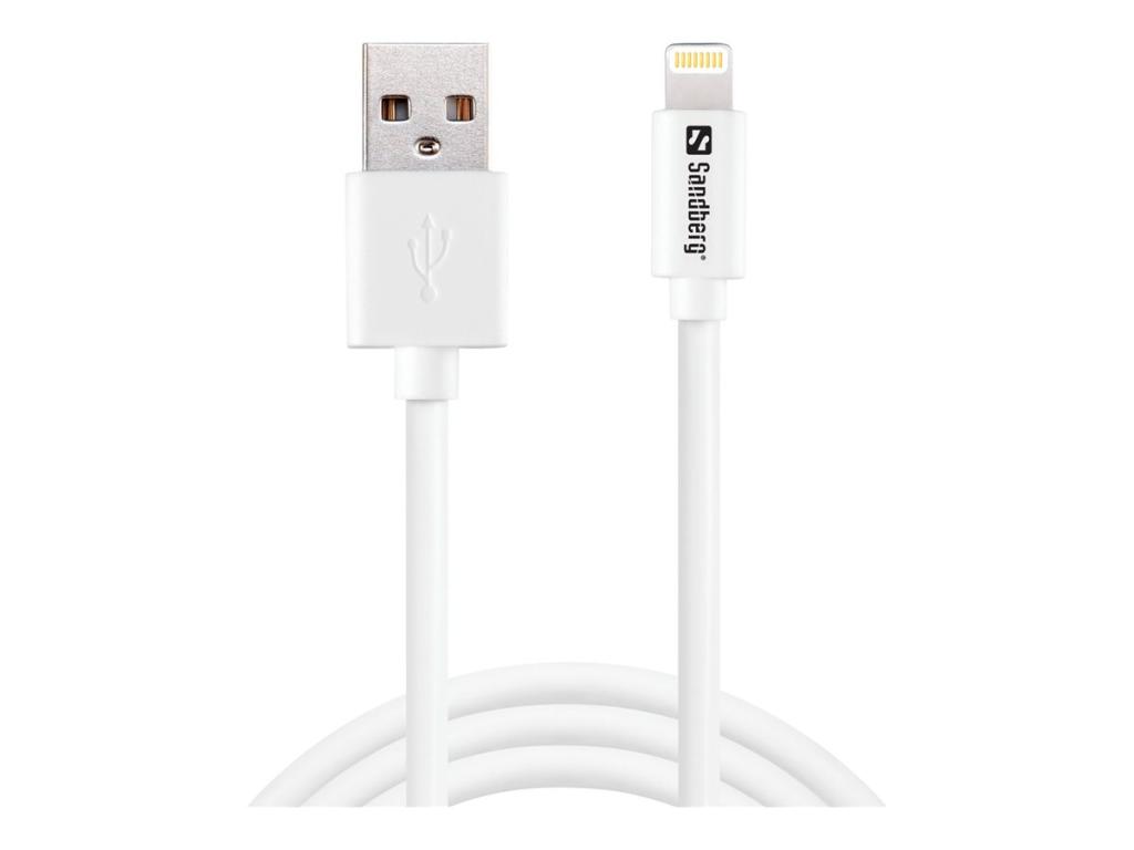 Image SANDBERG USB-Lightning 1m AppleApproved MFI