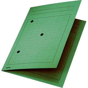 Image LEITZ Umlaufmappe, DIN A4, Manilakarton 320 g-qm, grün 4-seitiger Gitterdruck f