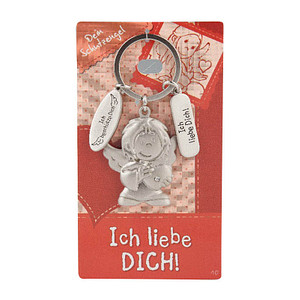 Image DEPESCHE Schlüsselanhänger 010 Schutzengel silber