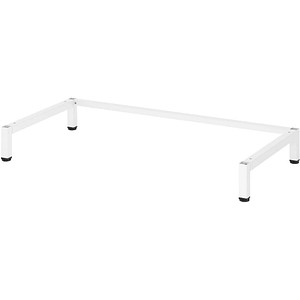 Image HAMMERBACHER FlexWall Möbelfüße weiß 79,8 x 39,8 x 10,2 cm
