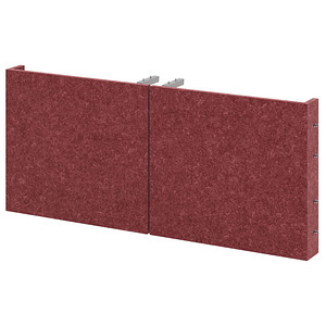 Image HAMMERBACHER FlexWall Türen bordeaux 32,6 cm
