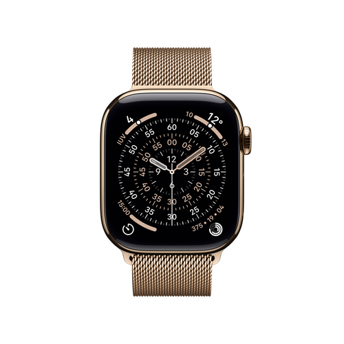 Image APPLE Watch S11 Titan Gold Cellular 42mm (Milanaise Armband gold)