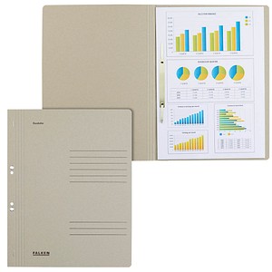 Image 50 FALKEN Ösenhefter Karton grau DIN A4