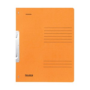 Image FALKEN Einhakhefter Karton orange DIN A4