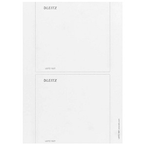 Image LEITZ Ordner-Einsteckrückenschild, 156 x 146 mm, grau schmal, aus Karton, 150 g