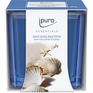 Image ipuro Duftkerze Sunny Beachtime blau Sunny Beach