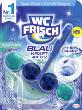 Image WC Frisch BLAU AKTIV WC-Reiniger/-Duftspüler Ozeanfrische
