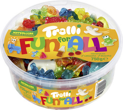 Image Trolli Fruchtgummi FUN FOR ALL, 750 g Runddose