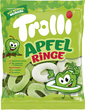 Image Trolli Fruchtgummi APFELRINGE, 150 g Beutel