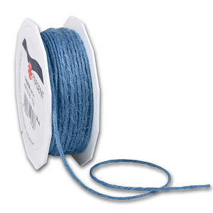 Image PRÄSENT Kordel Jute matt blau 2,0 mm x 25,0 m