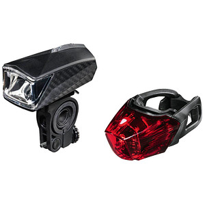 Image hama Profi L.E.D. LED Fahrradbeleuchtung schwarz