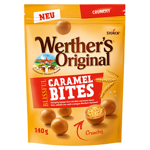 Image Werther’s® Original Blissful Caramel Bites Crunchy Karamellbonbons 140 g