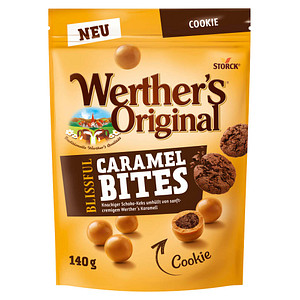 Image Werther’s® Original Blissful Caramel Bites Cookie Karamellbonbons 140,0 g