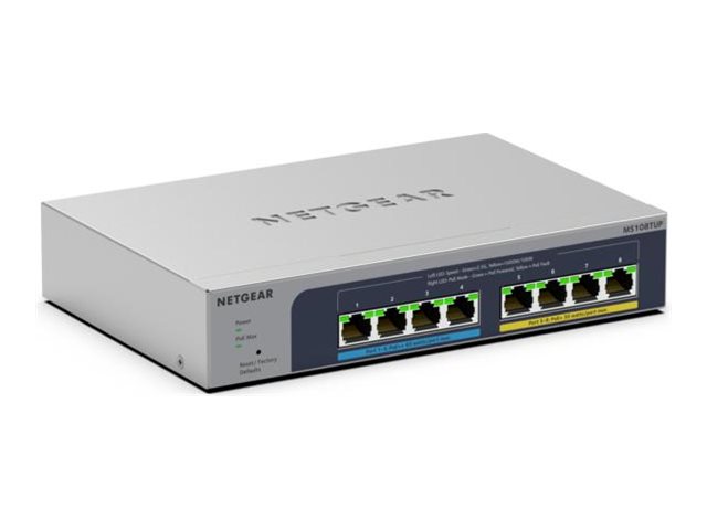 Image NETGEAR MS108TUP - 1 year Insight Managed 8PT MG 4x U60 POE++ , 4x PoE+ Ports, 