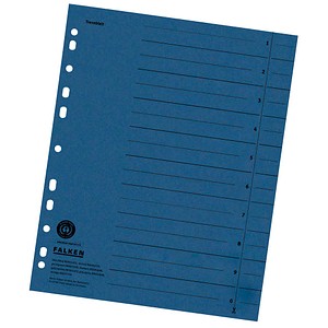 Image FALKEN Trennblätter 1-10 blau, 100 St.