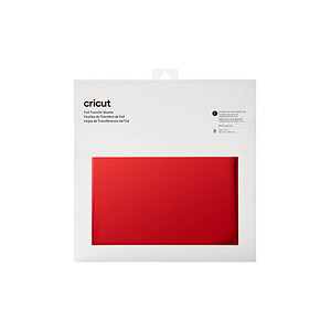 Image cricut™ Transferfolien für Schneideplotter rot 30,5 x 30,5 cm,  8 St.