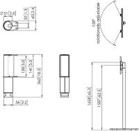 Image VOGELS Display Standfuß TURN UNIT 1 Stück