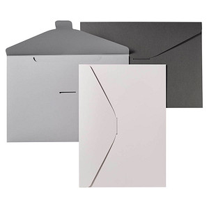 Image 3 VELOFLEX Dokumententaschen Grey Elegance DIN A4 farbsortiert matt 240 g