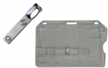 Image Kartenhalter mit Ausschieber mit nylon Clip - 25 Stück