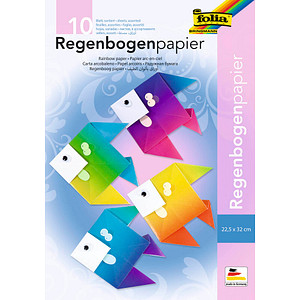 Image folia Regenbogenpapiermappe, 225 x 320 mm, 100 g/qm