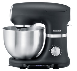 Image SEVERIN Küchenmaschine KM 3898, Edelstahl / schwarz