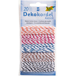 Image folia Dekokordel mehrfarbig Deko Klassisch