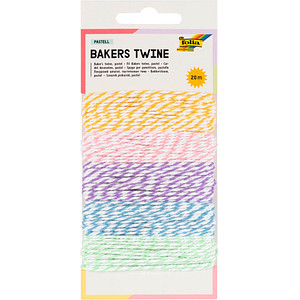 Image folia Dekoschnur/Bäckerkordel "Bakers Twine PASTELL", 20 m