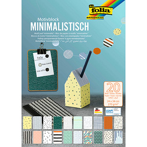Image folia Motivblock "Minimalistisch", 240 x 340 mm, 20 Blatt