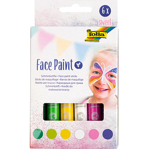 Image folia Schminkstifte Face Paint Set SWEET