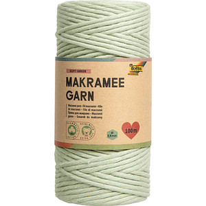 Image folia Makramee-Garn SOFT GREEN, Länge: 100 m