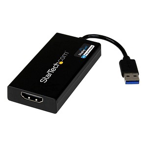 Image StarTech.com USB 3.0 A/HDMI Adapter USB32HD4K 6,4 cm schwarz