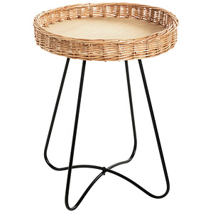 Image HAKU Möbel Beistelltisch Holz braun 41,0 x 41,0 x 51,0 cm
