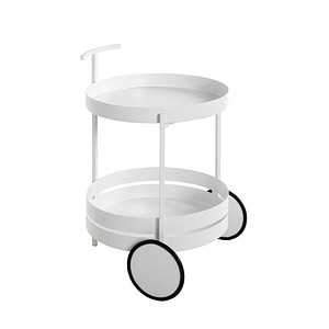 Image HAKU Möbel Servierwagen weiß 42,0 x 42,0 x 62,0 cm