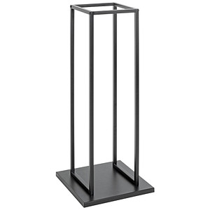 Image HAKU Möbel Kaminholzregal 37592 schwarz 33,0 x 33,0 x 85,0 cm