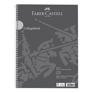 Image FABER-CASTELL Collegeblock kariert DIN A4 Außenrand