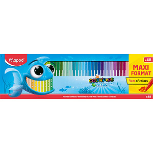 Image 48 maped Ocean Life Filzstifte farbsortiert