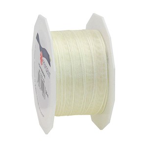 Image PRÄSENT Geschenkband Four Seasons seidenmatt creme 10,0 mm x 25,0 m