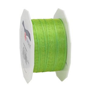 Image PRÄSENT Geschenkband Four Seasons seidenmatt grasgrün 10,0 mm x 25,0 m