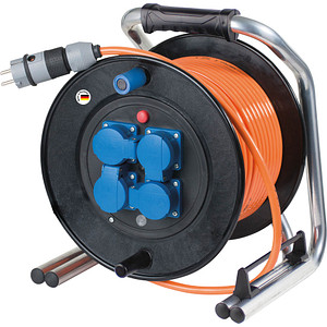 Image as-Schwabe Panzer-Vollgummi Kabeltrommel 50,0 m