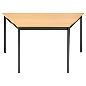 Image SODEMATUB Beistelltisch 147THN, trapezförmig, buche/schwarz