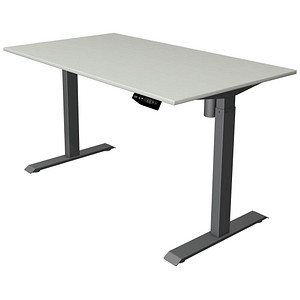 Image kerkmann Sitz-Steh-Schreibtisch Move 1, (B)1.400 mm, grau