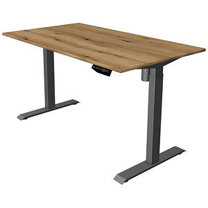 Image kerkmann Sitz-Steh-Schreibtisch Move 1, (B)1.400 mm, eiche
