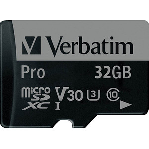 Image Verbatim Speicherkarte microSDHC/SDXC-Card Pro 32 GB