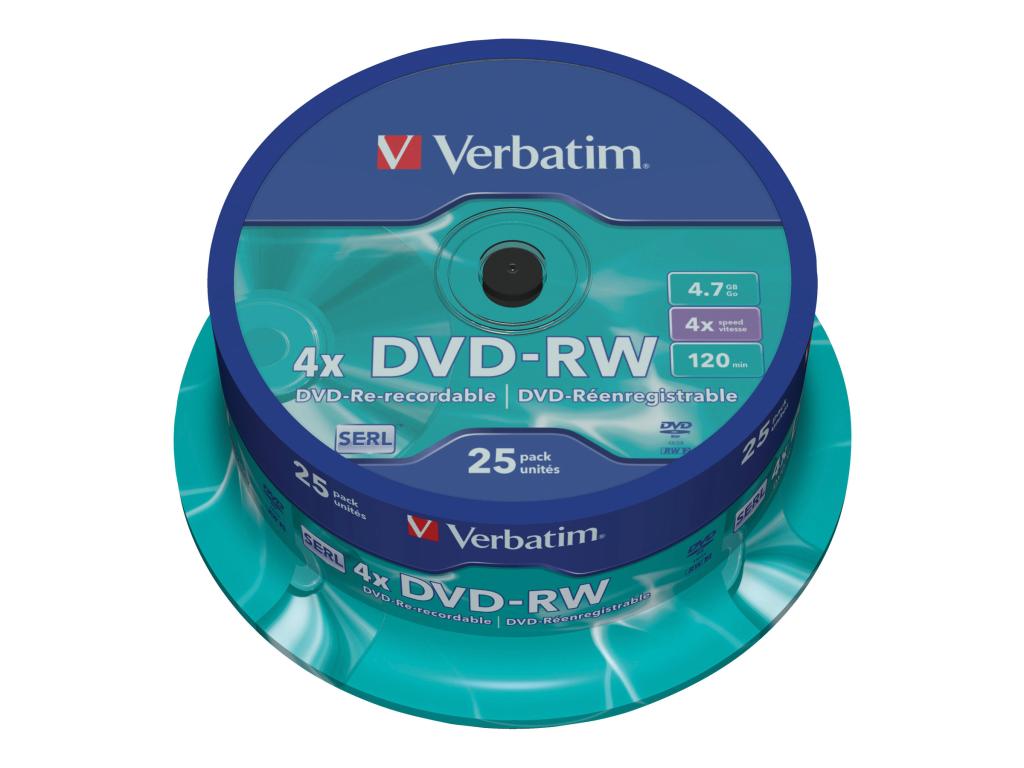 Image Verbatim DVD-RW 4.7GB 4x, 25er Spindel