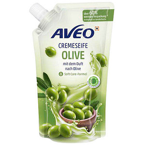 Image AVEO CREMESEIFE OLIVE  Flüssigseife Nachfüllpackung 500 ml