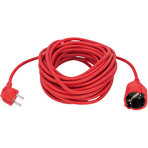 Image as-Schwabe Verlängerungskabel 10,0 m rot