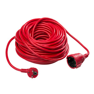 Image as-Schwabe Verlängerungskabel 15,0 m rot