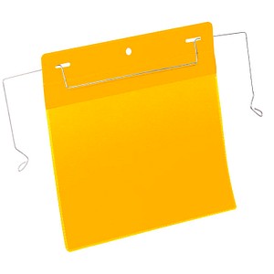 Image DURABLE 175204 Drahtbügeltasche Gelb (B x H) 210 mm x 148 mm DIN A5 quer