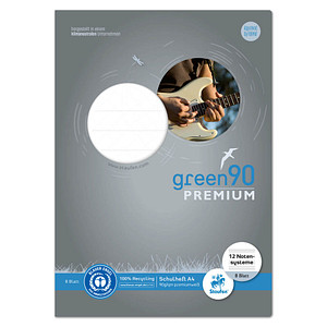 Image Staufen® Notenheft green 12er Lineatur N Notenlineatur DIN A4 ohne Rand, 8 Blatt